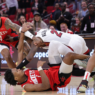 Amen Thompson slams Tyler Herro to the ground causing major