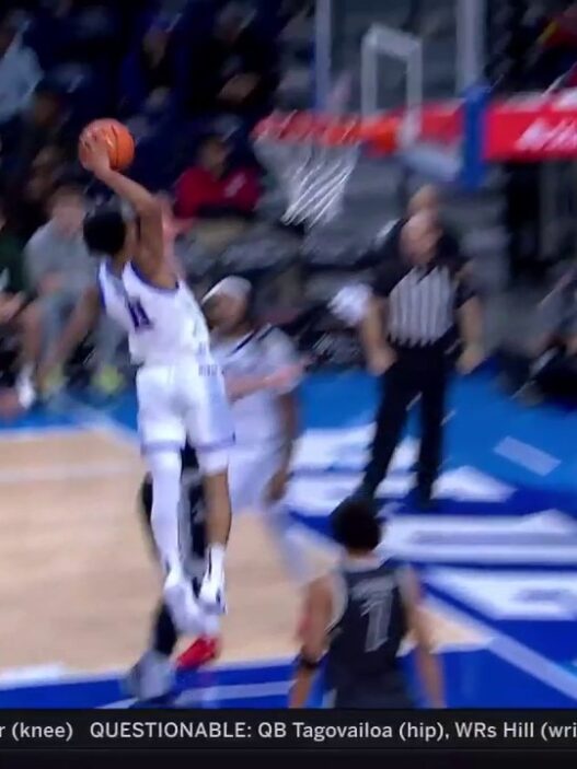 CJ Gunn throws down NASTY and 1 dunk as DePaul extends