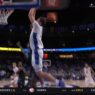 Creightons Ryan Kalkbrenner elevates and throws ANOTHER jam alley oop against Villanova