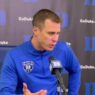 Duke basketball coach Jon Scheyer discusses the Blue Devils win