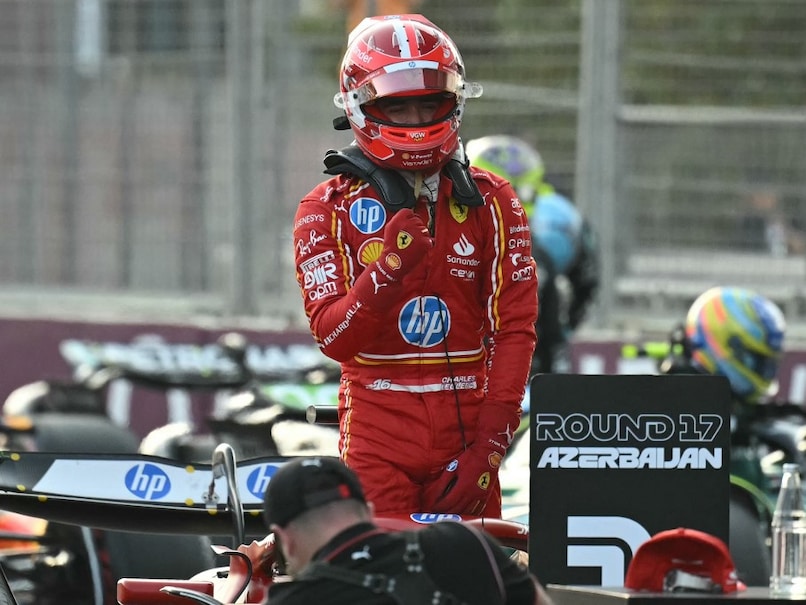 Ferraris Charles Leclerc wins fourth consecutive pole at Azerbaijan GP