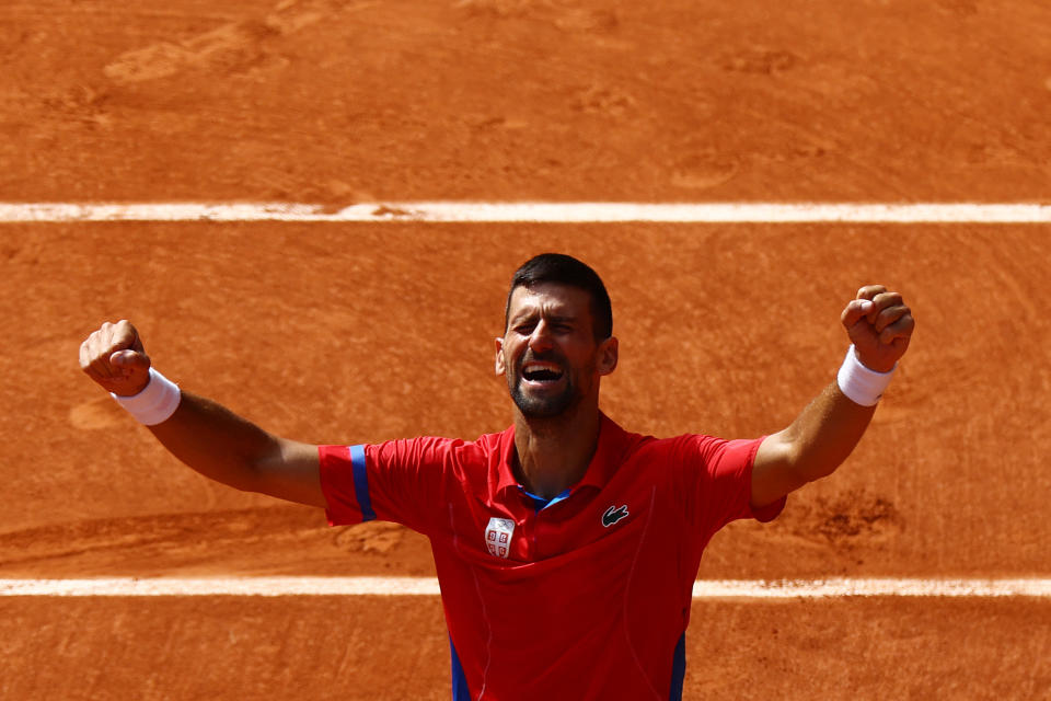 Novak Djokovic finally wins Olympic tennis gold Carlos Alcaraz takes