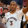 Spurs Chris Paul cries during speech after passing Jason Kidd