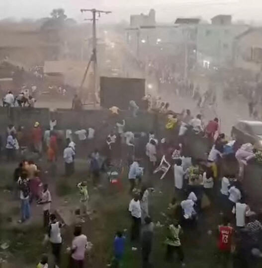 Stadium stampede kills 56 in Guinea following clashes between fans