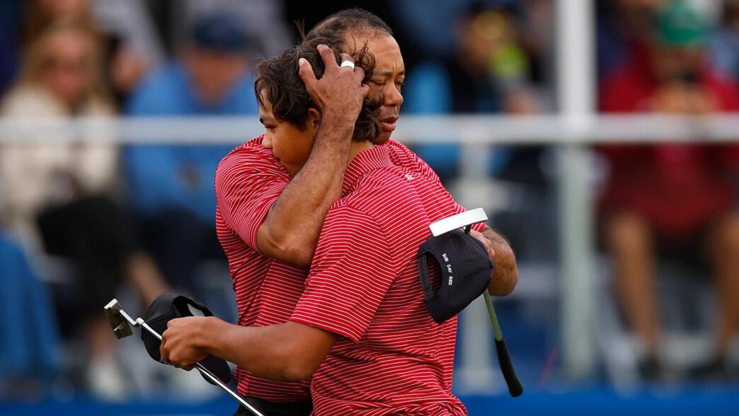 Tiger Woods and son Charlie fall in 2024 PNC Championship