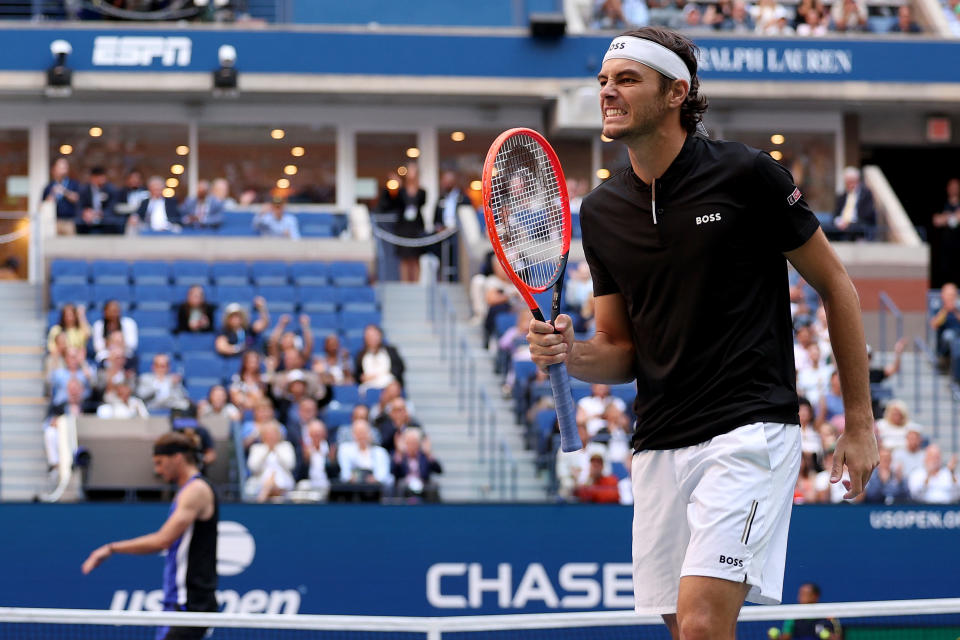 US Open Frances Tiafoe and Taylor Fritz win to set