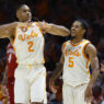 AP mens basketball poll Tennessee holds on as Florida Oklahoma