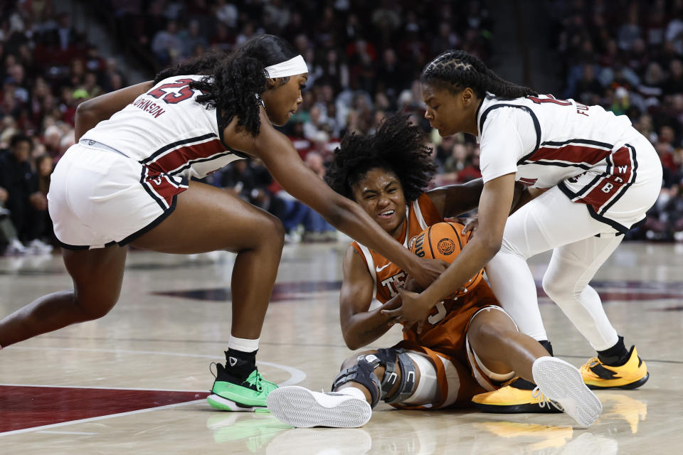 AP womens basketball poll takeaways South Carolina falters on