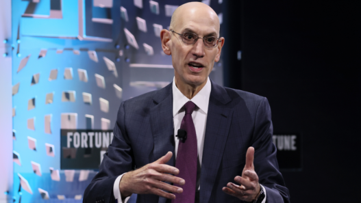 Adam Silver on the NBAs 3 point shooting boom Were going