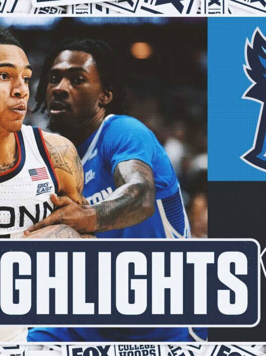 Creighton Bluejays at No 14 UConn Huskies Highlights