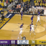 Danny Wolf DRAINS a tough three point shot as Michigan leads