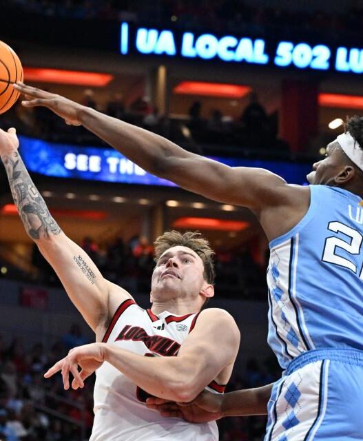 On court struggles reemerge in UNC basketball loss at Louisville