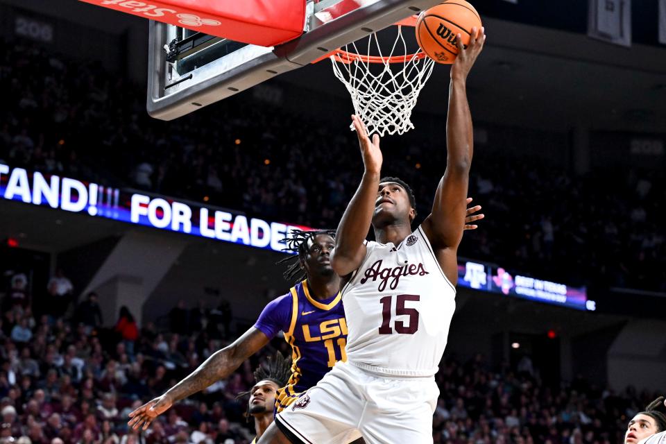 Texas AM vs LSU basketball Aggies stifle Tigers to end