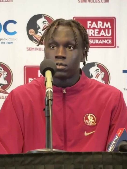 WATCH FSU mens basketball player Taylor Bol Bowen talks about