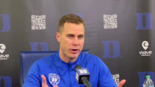 Basketball coach Jon Scheyer on Altroism Jaylen Blakes wins against