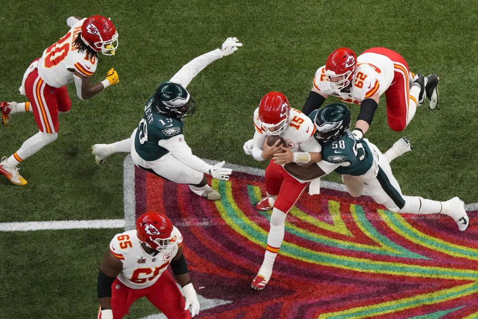 Here is how the Eagles crushed Patrick Mahomes and the