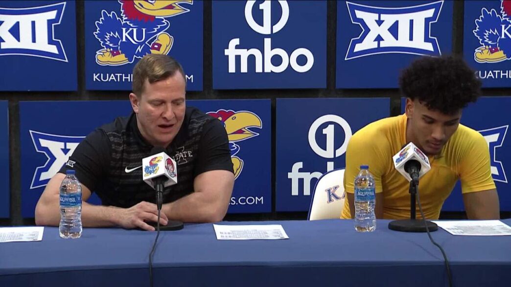 Iowa state basketball coach Tj Otzelberger reacts to the loss