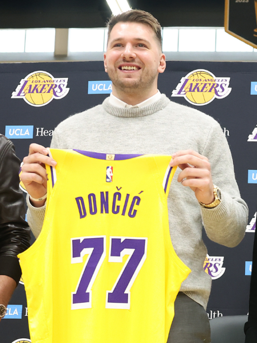 Lakers present Luka Doncic as a new face of the