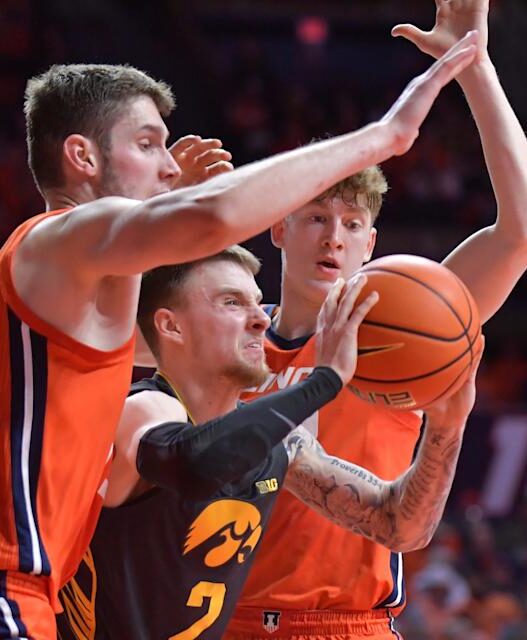 To take away while Illinois passes in front of Iowa