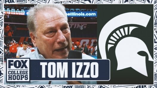 Tom Izzo of Michigan State broke the Bob Knight Bob