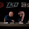 Dana White TKO group group with Turki Alashikh to form