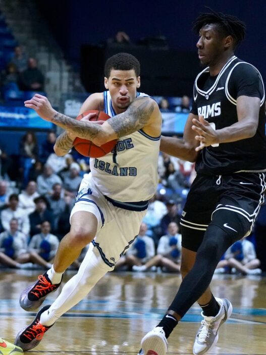 Rhode Island Bat Fordham basketball in the seasons final What