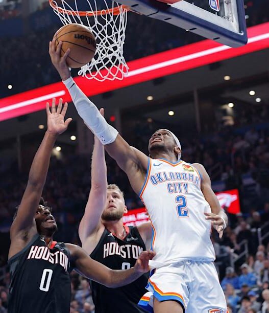 Shai Gilgeous Alexander secures the 4th 50 point game of the season