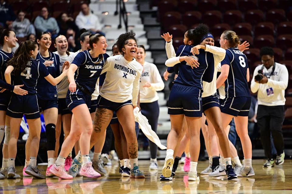 Xaviers female basketball disturbs DEPAUL for the 1st victory of